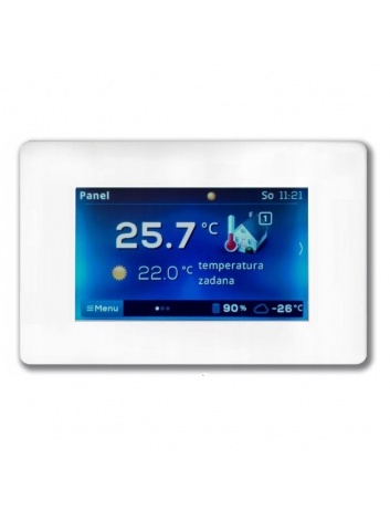 Programmējams telpas termostats Ecoster 90 Touch, savienojams ar vadu