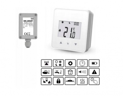 Bezvadu programmejams-telpas-termostats- EsterX40