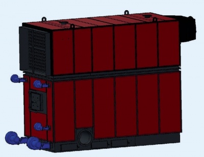 ZGH ūdens sildāmie katli (apkures iekārta ar fiksētu režģi)